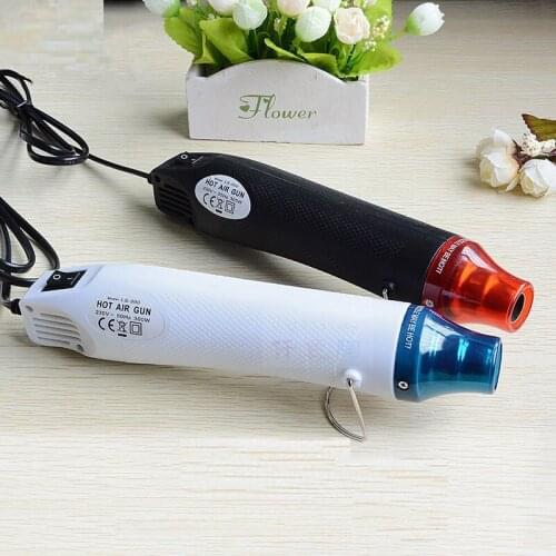 1Pcs 300W EU Plug Hot Air Gun DIY Stone Powder Clay Drying Tool Soft Clay Heat Shrink Quick Qualitative Portable Artifact