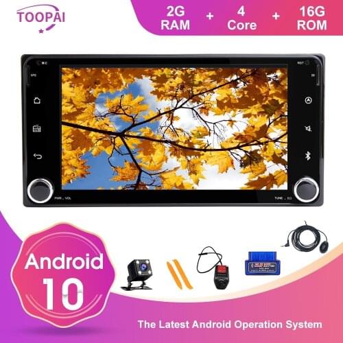 TOOPAI Android 10 For Toyota Tundra Sequoia 2007 2008 2009 2010 2012 2013 Auto Radio Stereo GPS Navigation Multimedia Player 9"