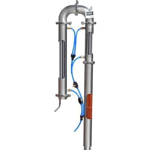 Tube distillation tower with baffle copper mesh 1.5''2'' moonshine distiller brewing equipment manufacturing of brandy whisky