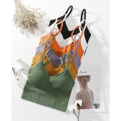 U-shaped Back Bra Tube Top Women Crop Top Daisy Pattern Sexy Lingerie Bra Sports Fashion Street Top Seamless Sexy Female Corset