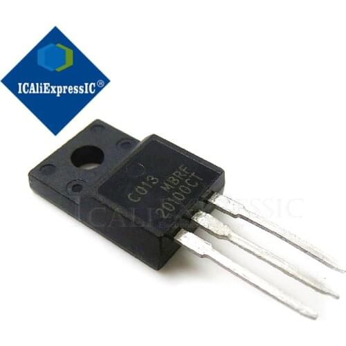 10PCS TO-220F MBRF20100CT SCHOTTKY DIODE MBR20100CT 20100CT In Stock
