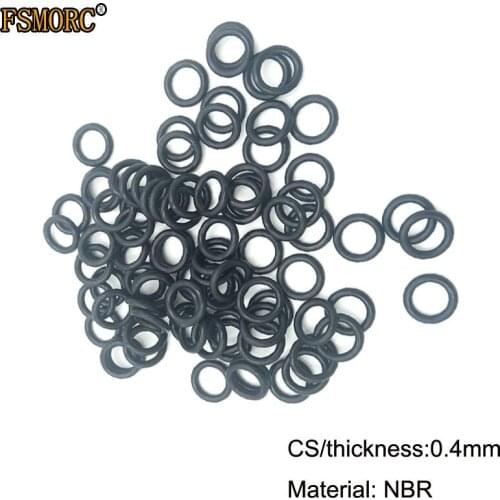 100piece OD1.45*ID0.7*0.4mm OD1.5*ID0.7*0.4mm OD1.6*ID0.8*0.4mm OD15.8*ID15*0.4mm NBR o ring seal/Nitrile Rubber