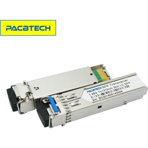 1000BASE-BX 1.25G BiDi SFP 3km/20km 1310nm/1550nm WDM SFP LC/SC Optional for mikrotik compatible