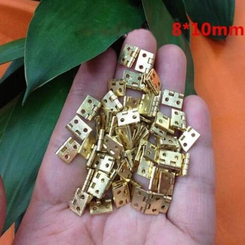 20pcs Mini Copper Drawer Cabinet Hinge Nails Diy Hardware Door Screw Supplies Home Cupboard Accessories Installation Furnit Q3E8