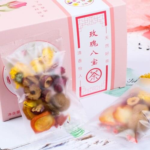 2021Natural Aromatherapy Tea,Flower Tea with Dried Fruit Bag,Include Longan Rose Jujube Chinese Herbal Tea, Skin Beauty Tea 100g
