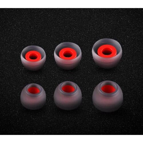 3/1 Pairs Ear Pads For Headphones Earphone Tips Silicone Ear Tips Small In-ear Earphone Covers Earbuds Eartips Accessories
