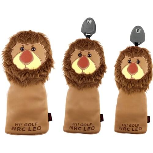 3 Pieces Animal Golf Club Head Cover Driver /Fairway Wood/ Hybrid
