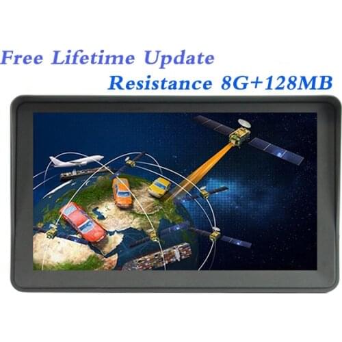 Oriana 7" Car GPS Navigation 8G256MB Touch Resistance Screen Bluetooth Truck GPS Navigator Latest Russia/ America/Europe Map