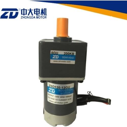 ZD INDUCTION MOTOR Z5D120-12GU ZD GEAR HEAD 5GU-200KB ZD DC MOTOR Z5D120-90GU 5GU-15KB 5GU5KB 5GU12.5KB
