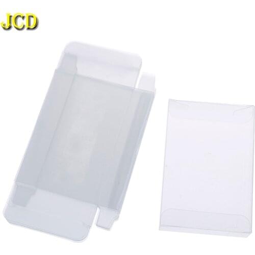 JCD 1PCS Clear Transparent PET Plastic Box Protector Case Sleeves Cover For Nintend N64 CIB Boxed Games Cartridge Box