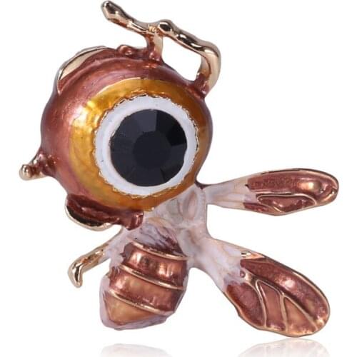 Little bee Brooch mens suit accessories temperament personality Brooch Lovely Japanese anti light cardigan pin buckle