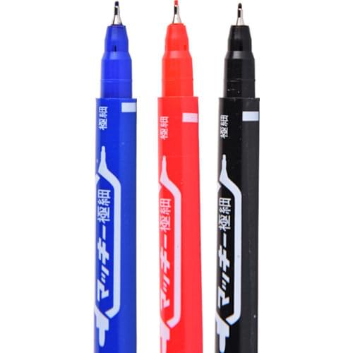 1 PCS Marker Pens Skin Marker Pen Scribe Tool permanent Tattoo Supplies Good Waterproof Ink Thin Nib Crude Nib New Portable