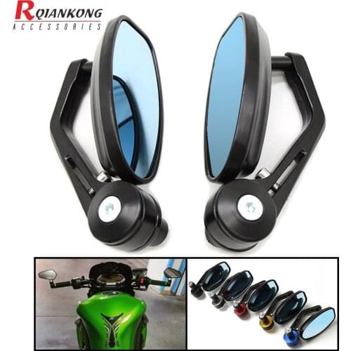 Moto Side Mirrors Handlebar Bar End Mirror Rear View Rearview Mirrors For Suzuki DR 200 250 DR350 DRZ 400 DR650 GSXR 600RR 300