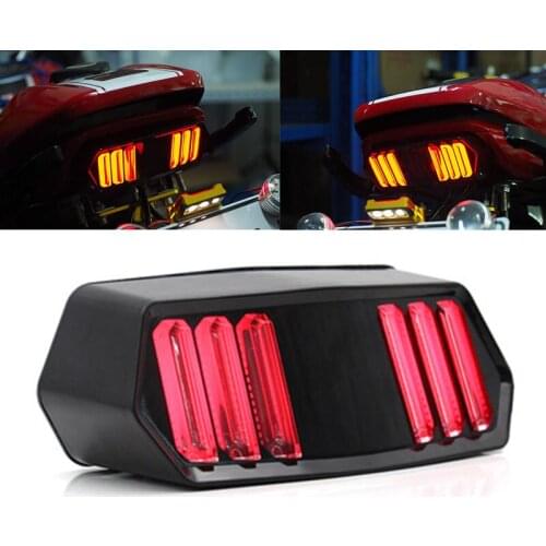 Motorcycle LED Tail Light Running Stop Brake Rear Warning Turn Signal Indicator Lamp for Honda MSX125 CBR650F CTX700 CTX700N