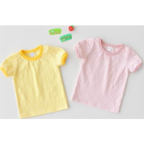 Soft breathable newborn baby blouse summer short sleeve infant kids tops 100% cotton children shirt clothes for boy outwear 0-2t