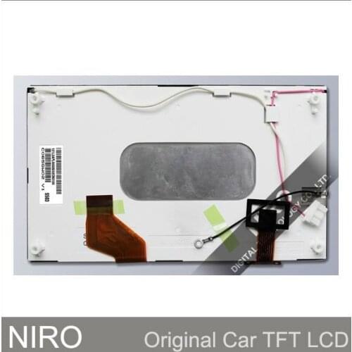 New Original Car Navigation Display Screen by C065GW02 V1 w/ Touch Screen Digitizer Lens For Volvo XC90