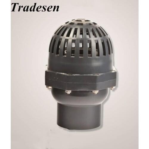 1pc UPVC 75 /90/110/160mm Inner Diameter non-return flap valve one-way Valve PVC Plastic Flap Check Valve Vertical lie General