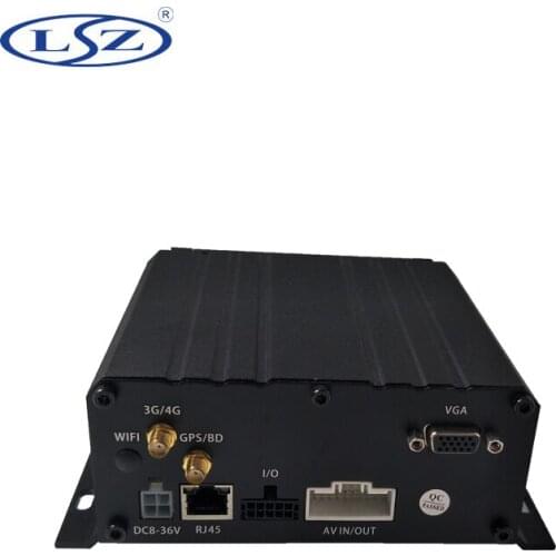 H.265 Compression 4CH ADAS+DSM Vehicle Mobile DVR with 3G 4G GPS HDD MDVR