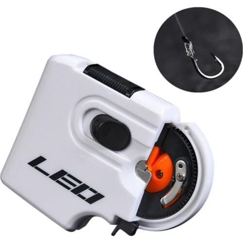 Portable Electric Automatic Fishing Hook Tier Machine Tie Fast Fishing Hooks Line Tying Device Equipment Fishing Accessories