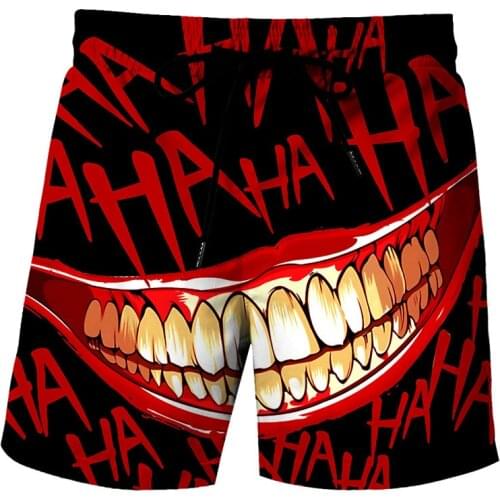 The most fashionable summer mens Unisex pants casual printing 3D eye fashion mens shorts sports shorts beach casual shorts