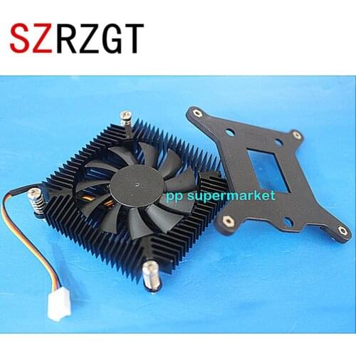 CPU heat sink 16mm thickness slim ball bearing fan 1155 1150 Interface Silent i3