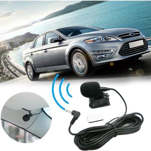 High Quality 3.5mm Bluetooth Vehicle External Mic Car Radio Stereo Microphone for GPS Player Enabled Audio DVD