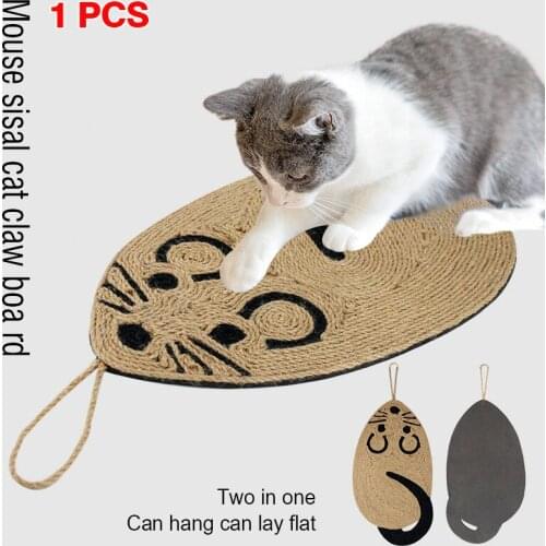 1pc Cat Scratching Pad Pet Kitten Board Sisal Scratcher Cat Scratch Toy Post Pole Scratching Pad Mats Boards