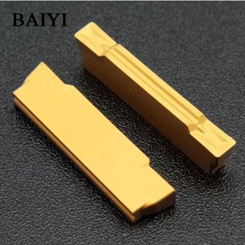 10PCS MGMN150/200/300/400-G ZM3020 Carbide double head cutting blade For steel iron