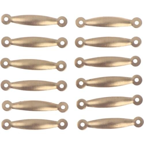 12 PCS Mini Dollhouse Miniature Furniture Drawer Door Handles Dolls Accessories Girls Gifts