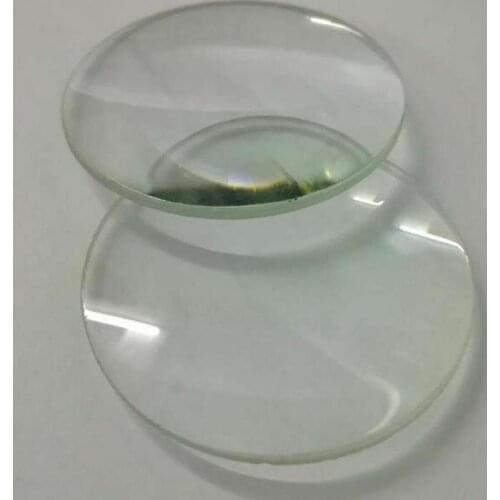 2Pcs 40mm Optical Glass Double Convex Lens Optics Magnifier 3D VR Glasses Lens Slide Double Convex Glass Lens