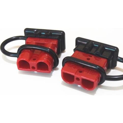 2pcs/lot 50A Battery Trailer Pair Charge Plug Quick Connector Kit Connect Disconnect Winch Electrical Power Cables Connectors