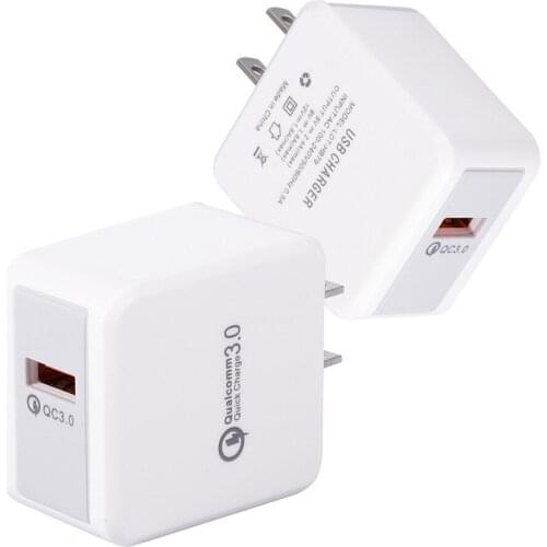 200pcs/lot Fast Adaptive Charge QC 3.0 5V 2.4A Eu US Ac home wall charger power adapter for iphone for samsung s7 s8