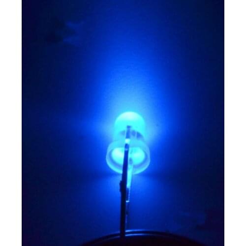 5MM LED Light-Emitting Diodes Blue Glow Blue Light Highlighted Luminous Tube