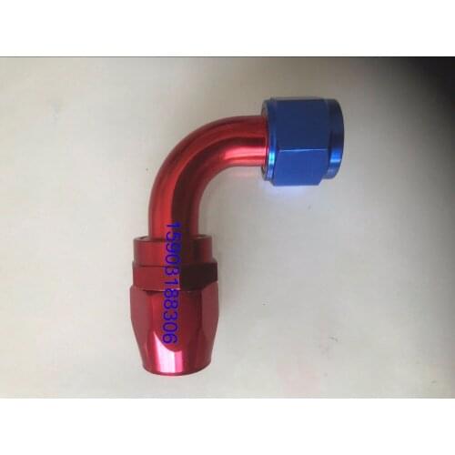 Aluminium Oil Fittings Oil Cooler Hose Fittings AN12 90 Degree Swivel Elbow AN HOSE ENDS