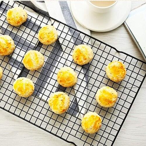 Nonstick Metal Cake Cooling Racks Baking Rack Grid Net Baking Tray Cookies Biscuits Bread Drying Stand Cooler Holder Baking Tool