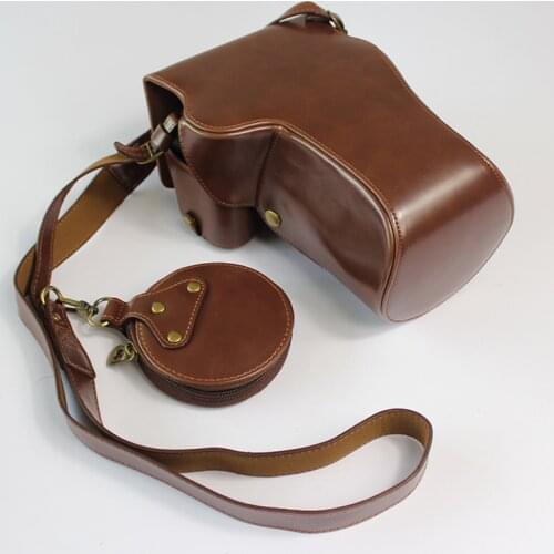 PU Leather Case Camera Bag For Canon EOS RP R-P DSLR cover With Bottom Battery Opening