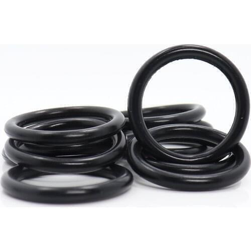 CS1 mm NBR Rubber O RING OD 3/4/5/6/7/7.5/8/9/10*1 mm 100PCS O-Ring Nitrile Gasket seal Thickness 1mm ORing
