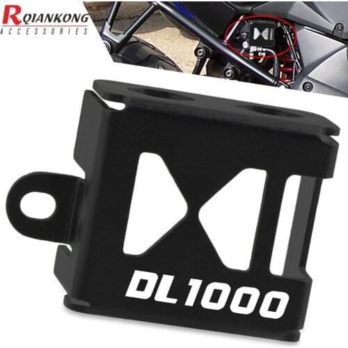 For Suzuki DL1000 2014-2019Motorcycle Rear Brake Reservoir Cup Cap Oil Tank Cover Protector V-Strom1000 2014 2015 2016 2017 2018