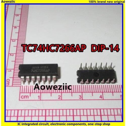 10Pcs/Lot TC74HC7266AP TC74HC7266 74HC7266 DIP-14 Quad Exclusive NOR Gate IC New Original Product
