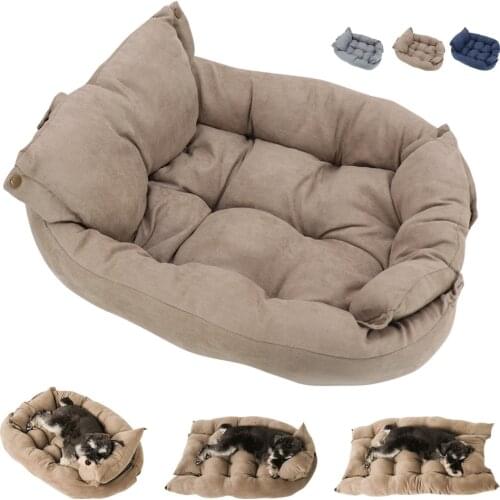 Multifunction Dog Bed Mat 3 IN 1 Dogs Cat Sleeping Bed Sofa Warm Winter Puppy Kitten Nest Kennel Soft Pet Cushion For Dogs Cats