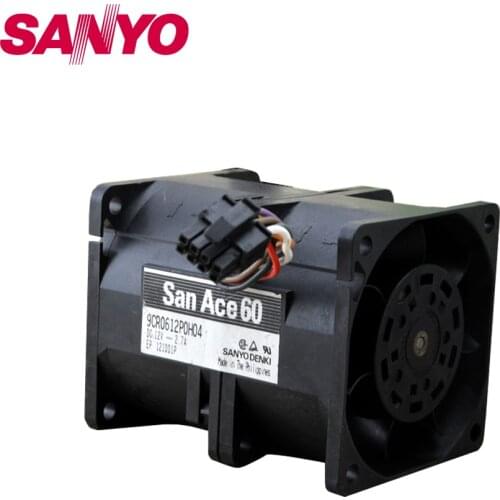 New 6076 60mm 6cm 2.7A 12v modified car electric turbocharger fan 9CR0612P0H04 60*60*76mm