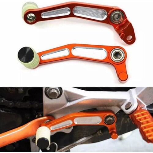 Motorcycle Foot Brake Lever & Gear Shifting Lever Pedal for KTM Duke/RC 125 200 390 CNC Billet Brake Pedal & Gear Shift Lever