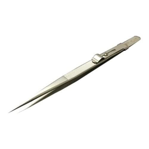 Adjustable Anti-Slip Stainless Steel Flexible Locking Tweezer For Clocks and Watches Mobile Phone Computer Chip Motherboard