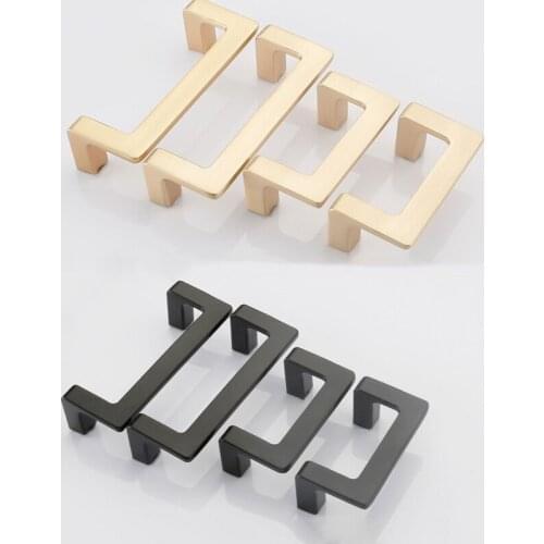 Door Pull Cabinet Drawer Handle Round Square Leather Hidden Embedding Insert Kitchen Cupboard Wardrobe Dresser Closet Knob