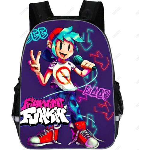 Friday Night Funkin Backpack New Game Fashion Backpack Shoulder Bags 3D Print School Bag Mochilas Student Backpack