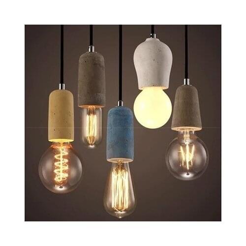 Nordic led stone lustre pendente hanging lamp pendant lights kitchen fixtures kitchen dining bar dining room bedroom living room