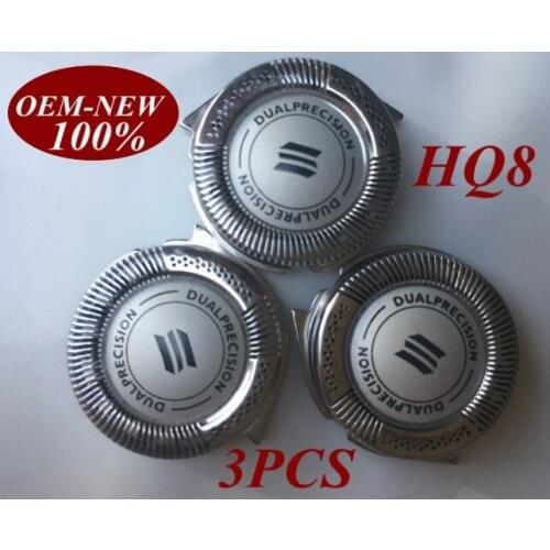3Pcs HQ8 Replacement Head razor blade for Norelco Philips Shaver HQ7345XL HQ7340XL HQ7325XL HQ7315XL HQ7310XL HQ7260XL HQ7250XL