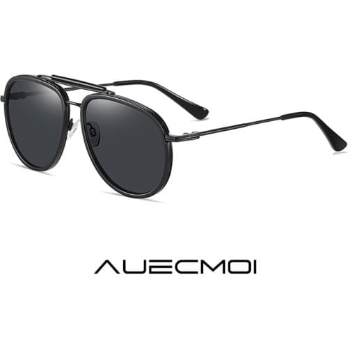 Classic Fashion Vintage Polarized Pilot Sunglasses Men Women Luxury Brand Designer Driving Big Frame Sun Glasses UV400 Eyewear