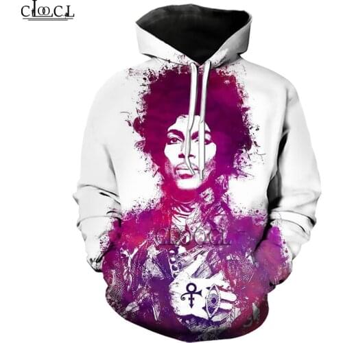 HX Singer Prince Rogers Nelson Hoodie Men Women Autumn Hoody 3D Print Fashion Harajuku Casual Hooded Tracksuit Drop Shipping