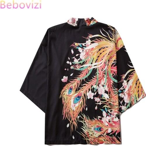 17Colors Oriental Japanese Traditional Costumes Men Fashion Kimono Haori Cardigan for Woman Summer Thin Jacket Beach Wear Cloak